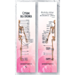 Anatomiczna zakładka do książki czerwona SZKIELET- 1 szt.